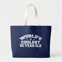50th Birthday Tote Bags