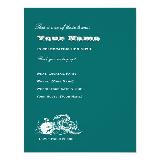 50th Birthday - Wild Woman Make History Personalized Invitation