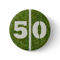 50th Birthday Yard Button