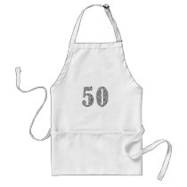 50th Birthday Zebra Print aprons by aslentz 50th Birthday Zebra Print aprons