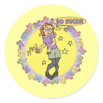50th Birthdays Suck Sticker