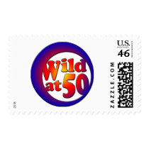 50th Gifts, Wild at 50! Postage Stamps