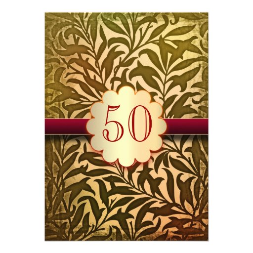 50th golden anniversary invitations