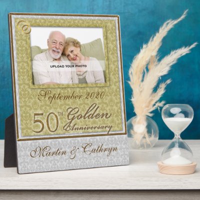 50th Golden Anniversary Photo Plaque