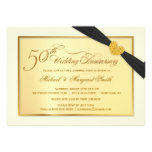 50th Golden Wedding Anniversary Invitations
