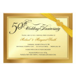 50th Golden Wedding Anniversary Invitations