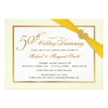 50th Golden Wedding Anniversary Invitations