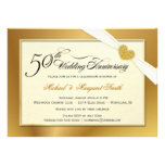 50th Golden Wedding Anniversary Invitations