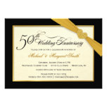 50th Golden Wedding Anniversary Invitations