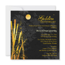 50th Golden Wedding Anniversary Party Invitations