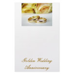 50TH Golden Wedding Anniversary Custom Stationery