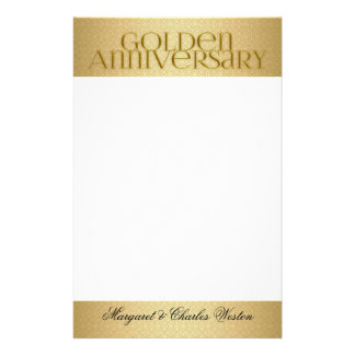 50th Wedding Anniversary Stationery | Zazzle