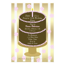 50th Surprise Birthday Party Invitation
