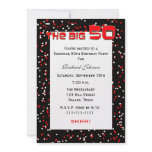 50th Surprise Birthday Party invitation - Confetti