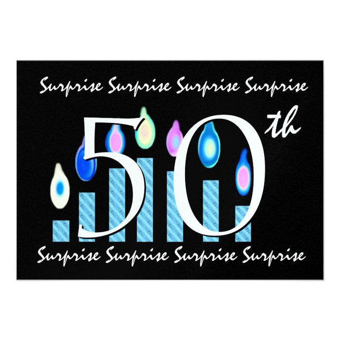 50th SURPRISE Birthday Party Invitation Template 50th SURPRISE Birthday Party Invitation Template