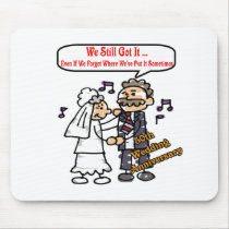 50th wedding anniversary 6t mousepads