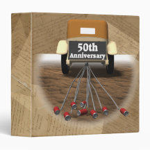50th Wedding Anniversary Avery Binder