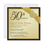 50th Wedding Anniversary - Bargain Invitations