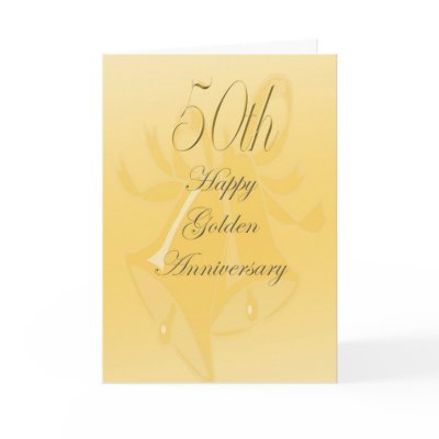 50th Wedding Anniversary Card