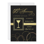 50th Wedding Anniversary Celebration - Modern Invitation