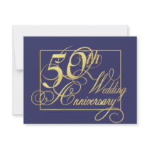 50th Wedding Anniversary - Economy Special Invite
