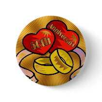 50th Wedding Anniversary Gifts Button
