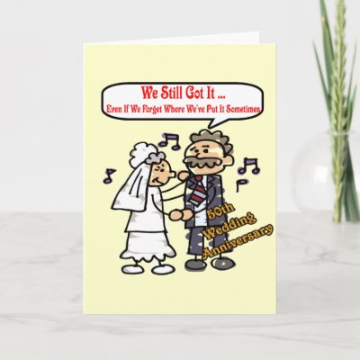 50th Wedding Anniversary Gifts cards