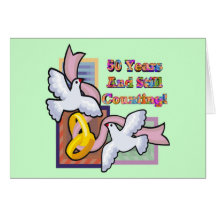 50th Wedding Anniversary Gifts Card