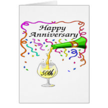 50th Wedding Anniversary Gifts Card