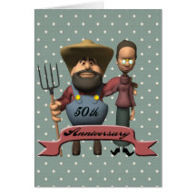 50th Wedding Anniversary Gifts Greeting Card
