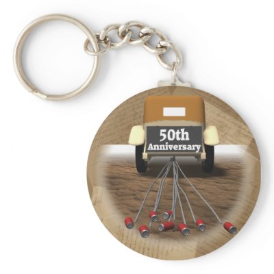 50th Wedding Anniversary Gifts keychains