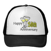 50th Wedding Anniversary Gifts Mesh Hats