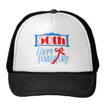 50th Wedding Anniversary Gifts Mesh Hats