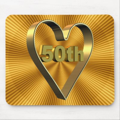 50th Wedding Anniversary Gifts Mousepads