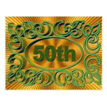 50th Wedding Anniversary Gifts Post Cards