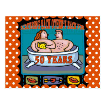 50th Wedding Anniversary Gifts Postcard