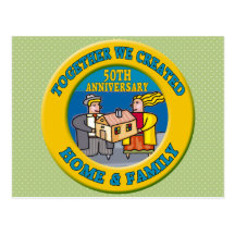 50th Wedding Anniversary Gifts Postcards