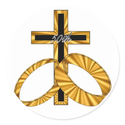 50th Wedding Anniversary Gifts Stickers