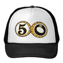 50th Wedding Anniversary Gifts Trucker Hat