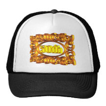 50th Wedding Anniversary Gifts Trucker Hat
