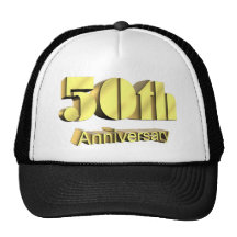 50th Wedding Anniversary Gifts Trucker Hat