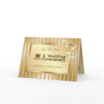 50th Wedding Anniversary - Gold Greeting Cards