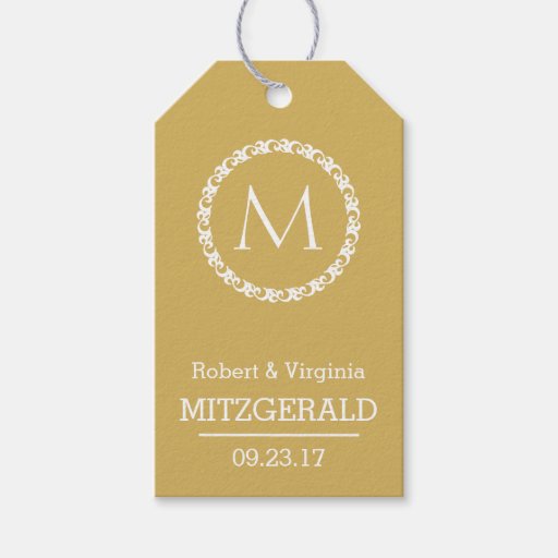 50th wedding anniversary gold guest favor gift tags zazzle designer christmas wrapping paper