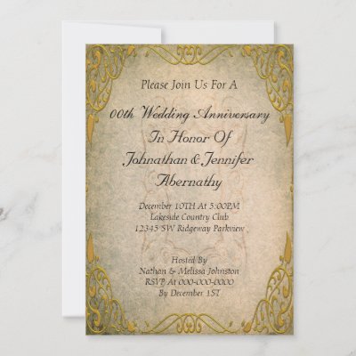 Wedding Invitation Software on 50th Wedding Anniversary Invitations   Myvintageweddinginvitations Org