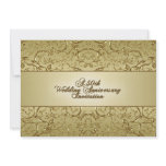 50th Wedding Anniversary Invitation Card