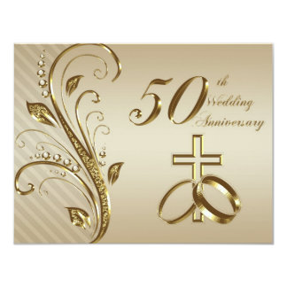 50th year wedding anniversary invitations