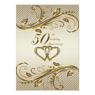 Cheap 50th wedding invitations