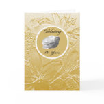 50th Wedding Anniversary Invitation -- Golden Card