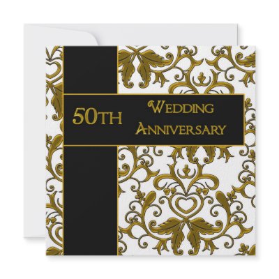 50th Wedding Anniversary Invitations