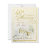 50th Wedding Anniversary Invitations - Ivory Small